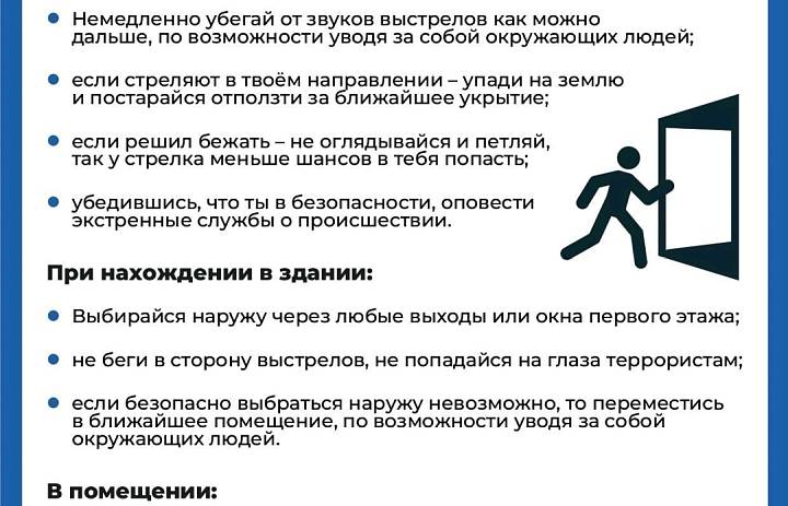 Алгоритмы действий при террористической угрозе